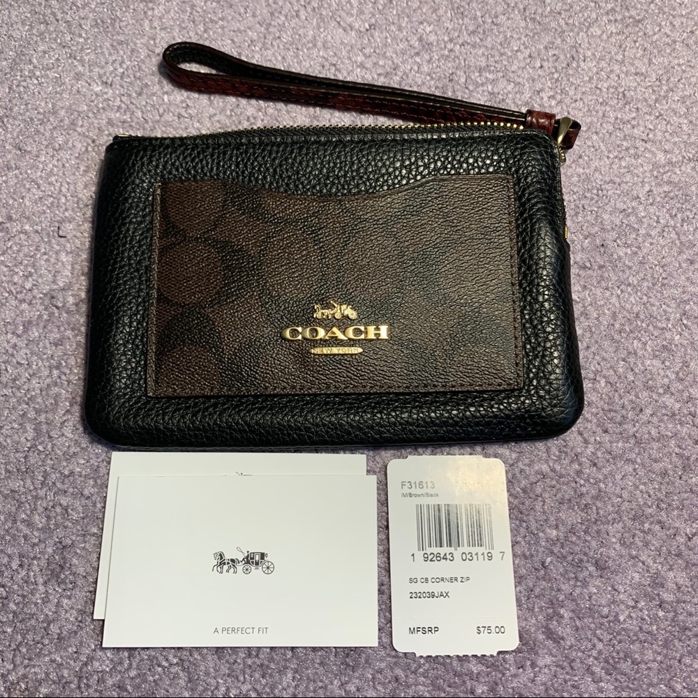 NWT COACH Credit Card Wrislet